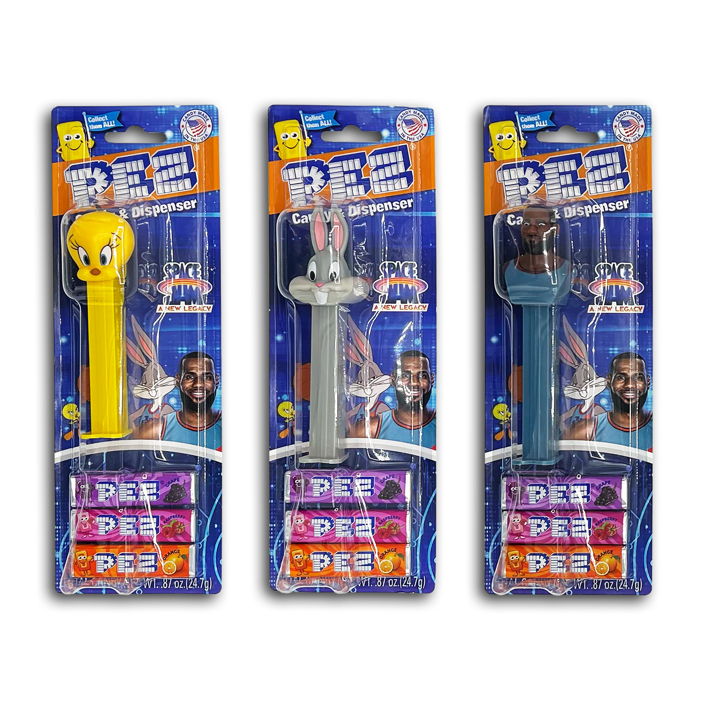 12PK PEZ SPACE JAM DISPLAY