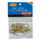 12CT BRASS SNAP SWIVELS