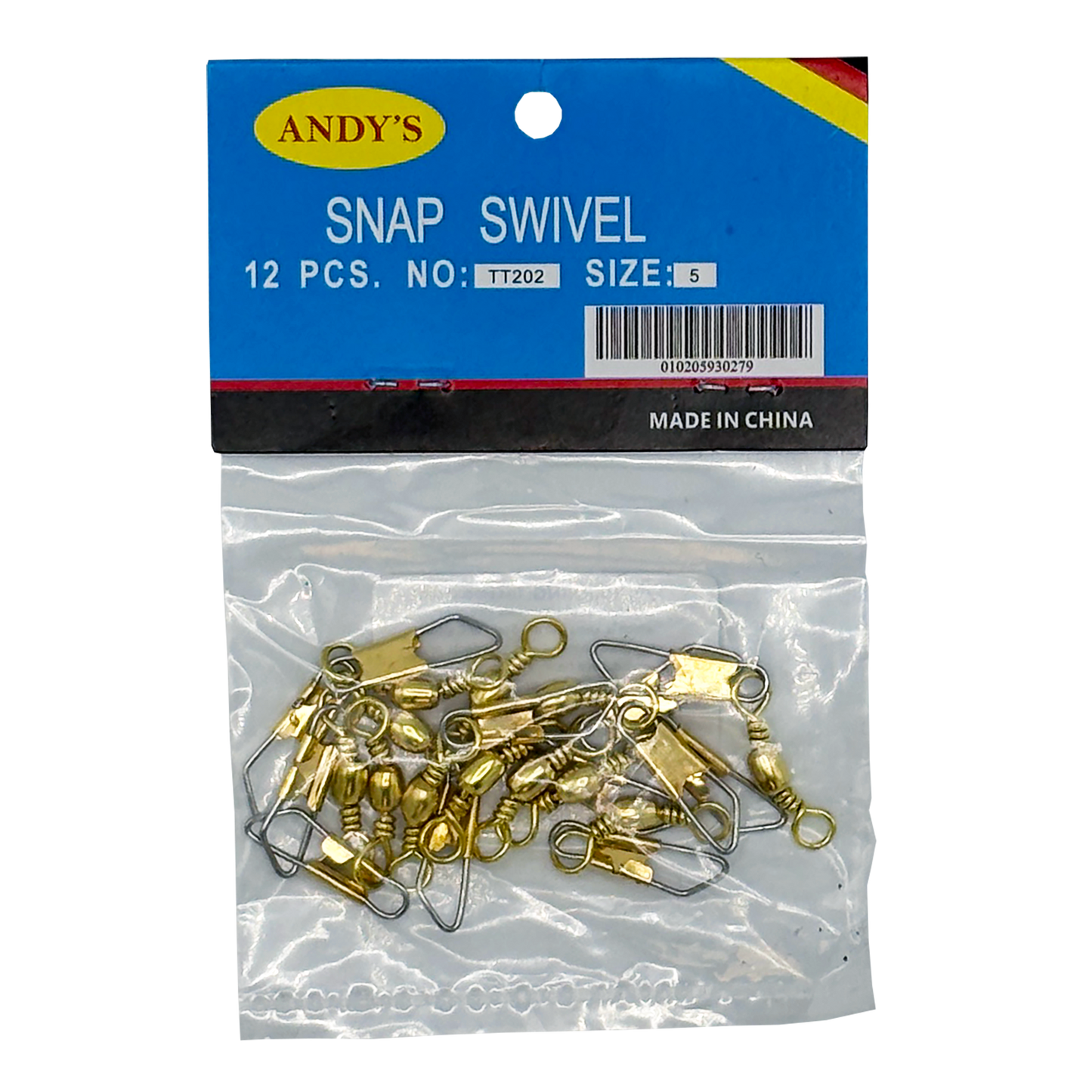 12CT BRASS SNAP SWIVELS