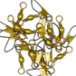 12CT BRASS SNAP SWIVELS