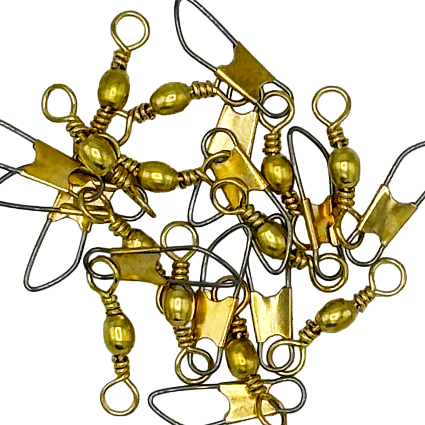 12CT BRASS SNAP SWIVELS