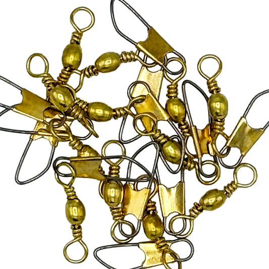 12CT BRASS SNAP SWIVELS