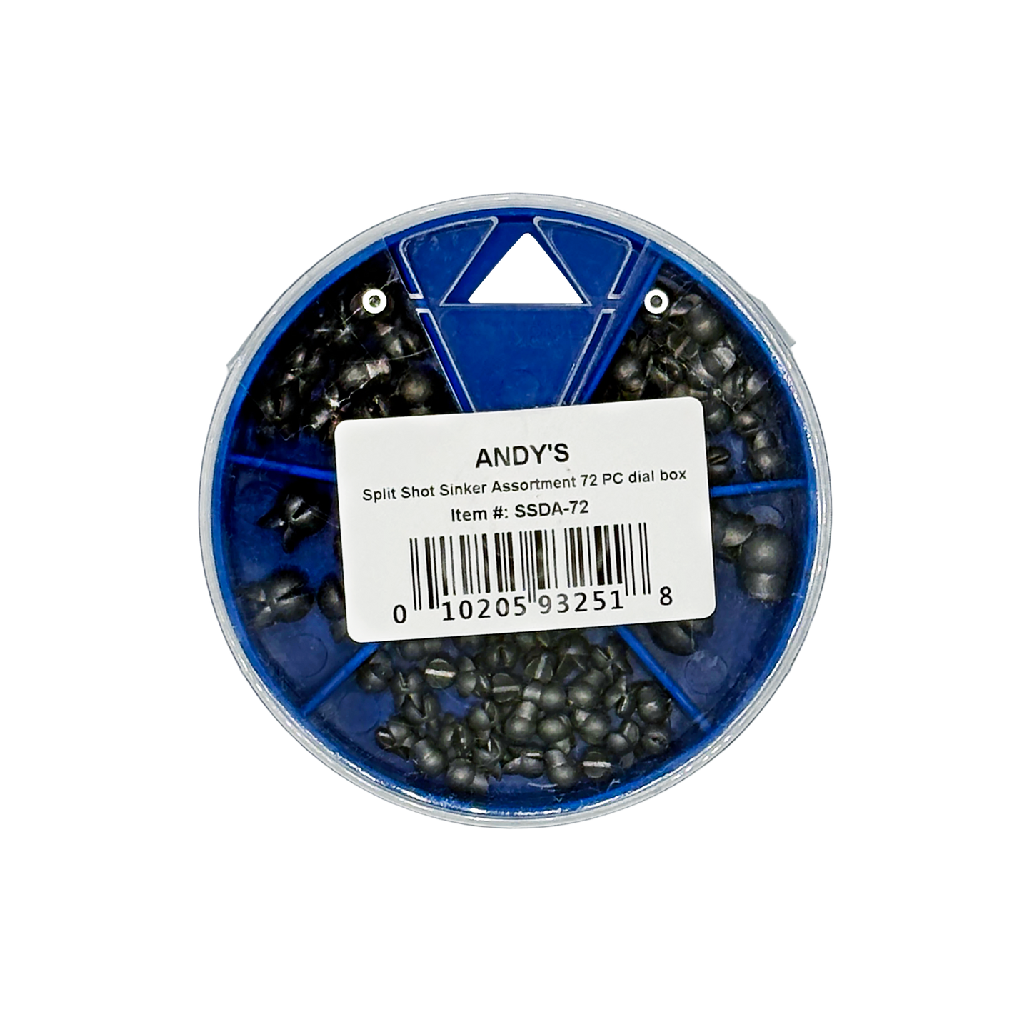 SINKER ASSORTMENTS W/ DIAL BOX