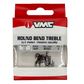 9CT ROUND BEND TREBLE HOOKS