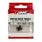 9CT ROUND BEND TREBLE HOOKS