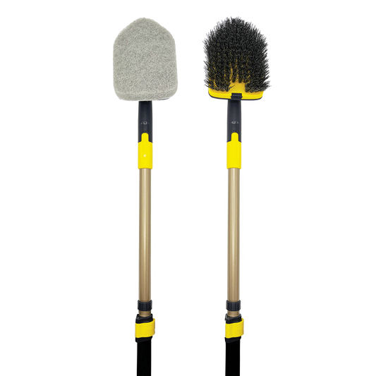 COLLAPSIBLE MULTI-SURFACE SCRUB/SCOURING BRUSH