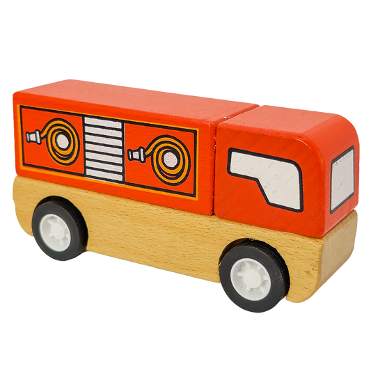 WOODEN FIRE TRUCK