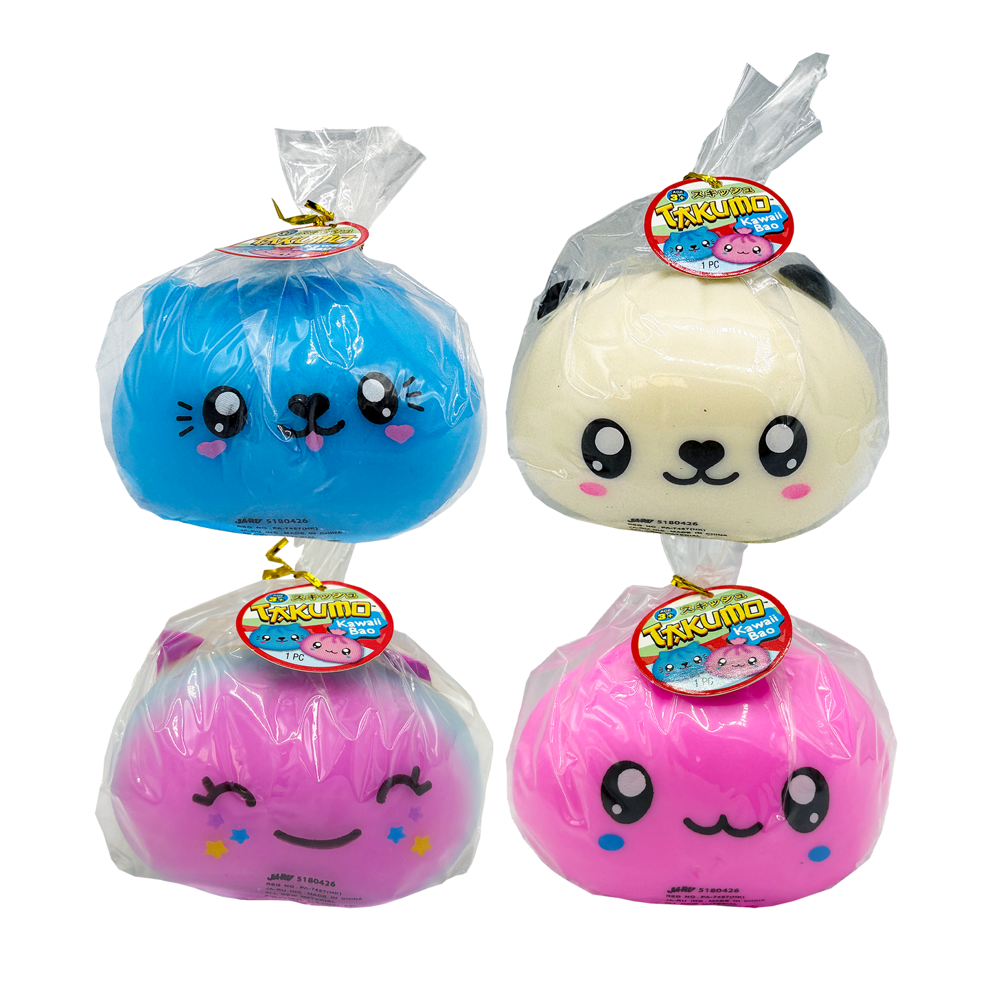 12CT TAKUMO KAWAII BAO SQUISHY DISPLAY