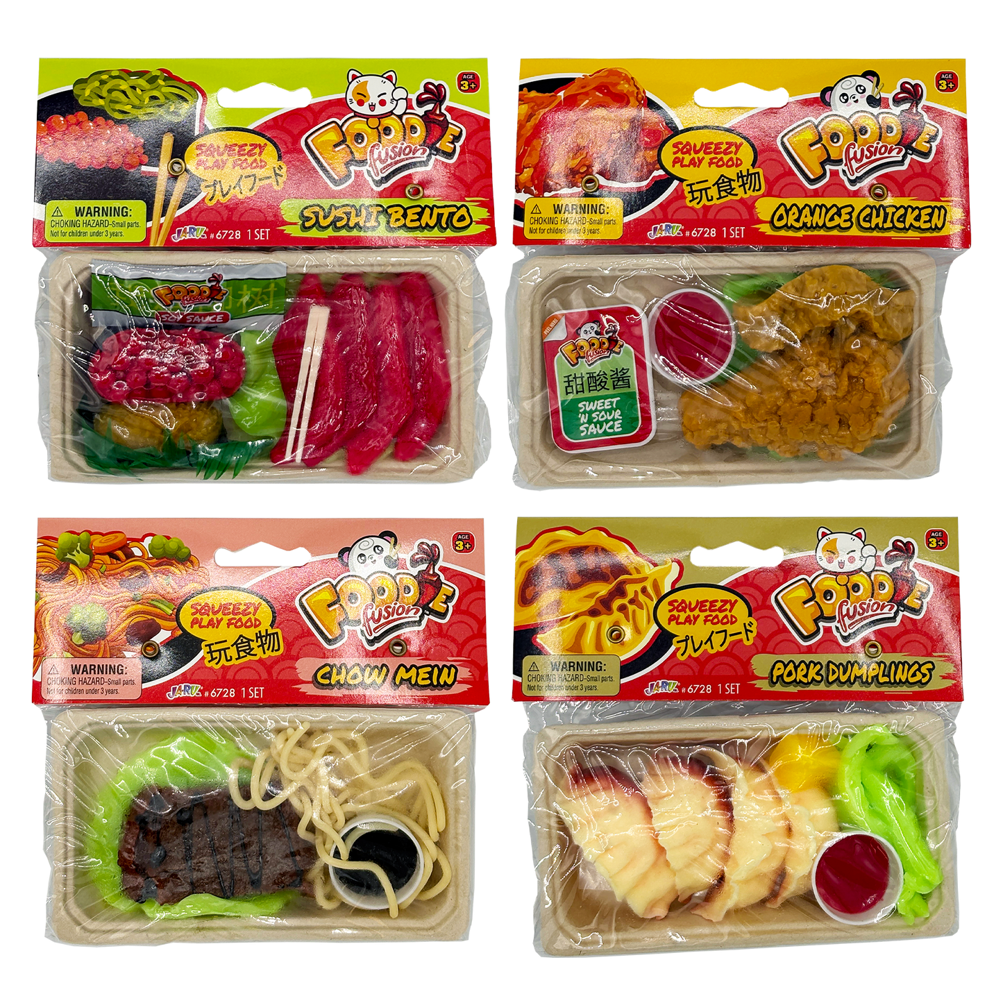 12CT FOODIE FUSION SQUEEZY FOODS DISPLAY