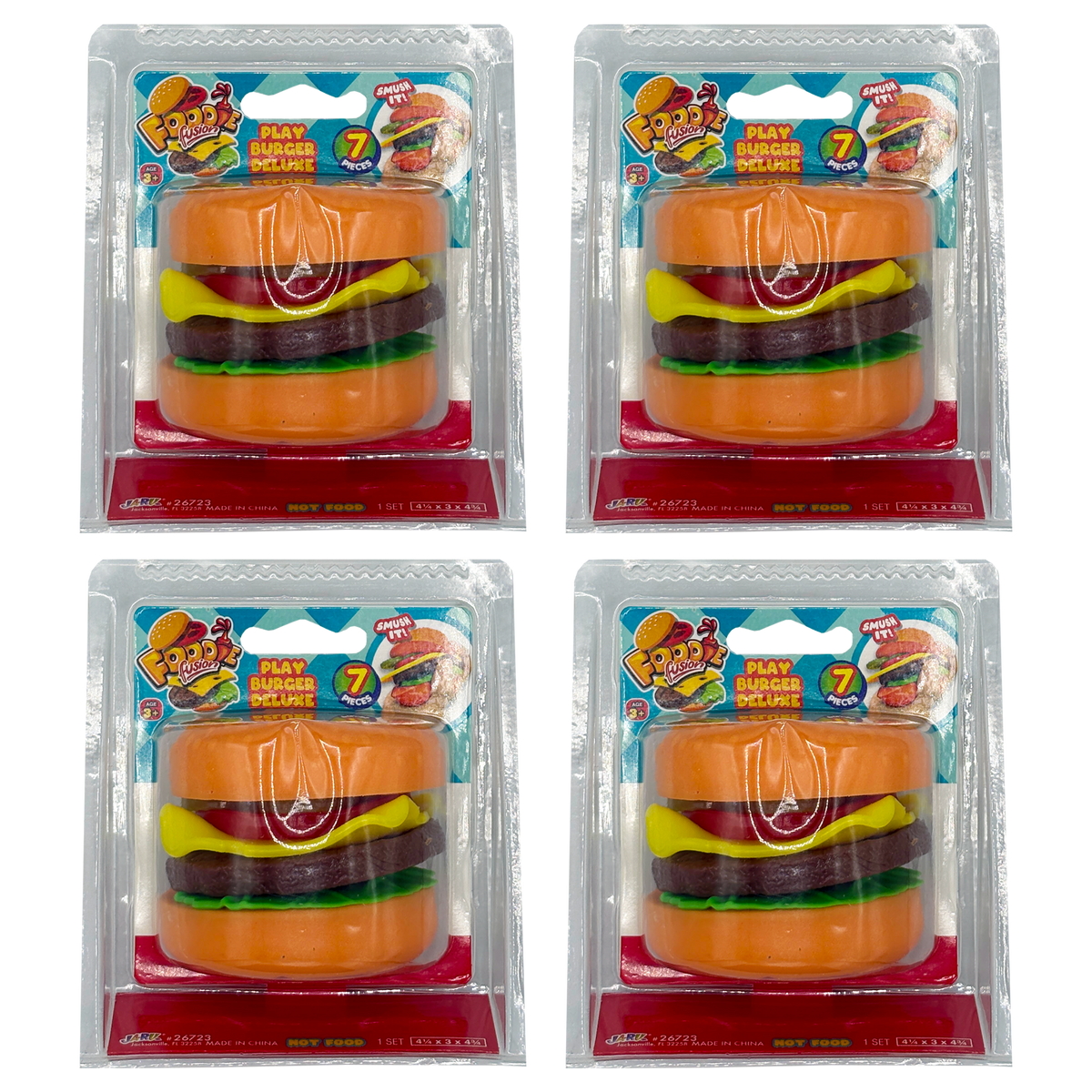 4CT BURGER SQUISHY CASE