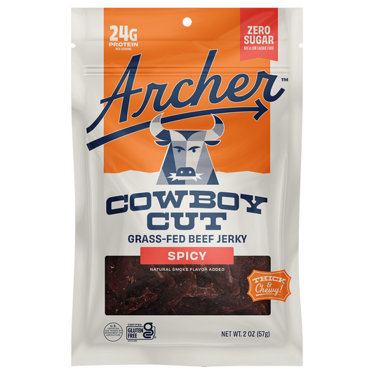 12PK COWBOY CUT SPICY BEEF JERKY DISPLAY