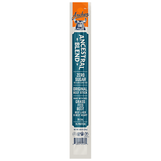 18PK ANCESTRAL BLEND ORIGINAL BEEF STICKS DISPLAY