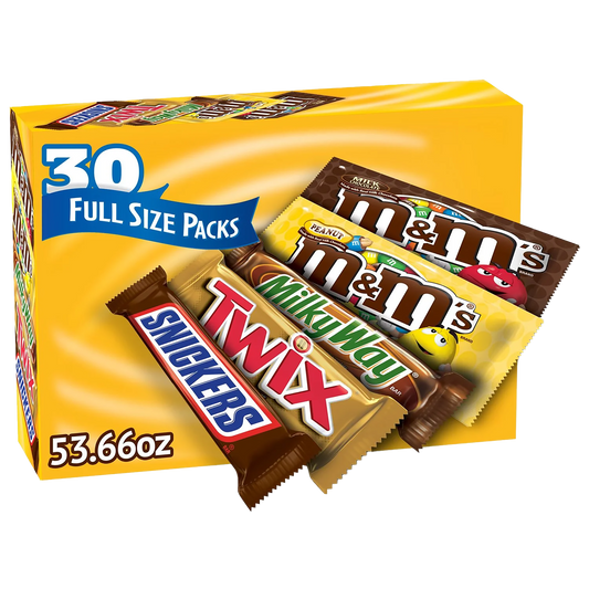 30PC MARS CANDY BAR VARIETY PACK