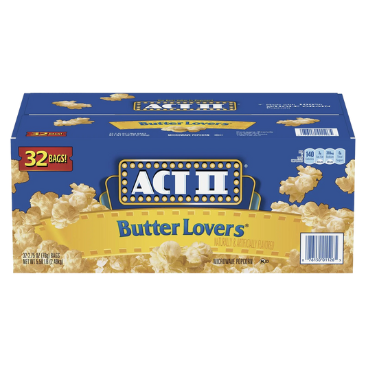 32PK ACT II BUTTER LOVERS POPCORN
