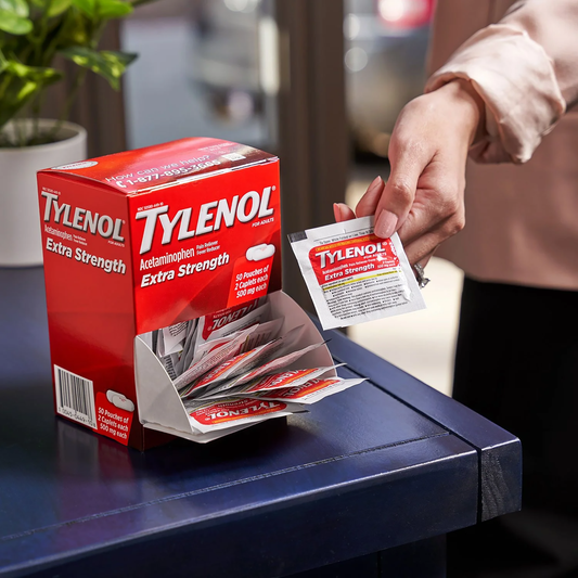 50PK TYLENOL EXTRA STRENGTH DISPLAY
