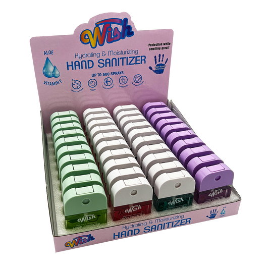 40PC SCENTED HAND SANITIZER SPRAY DISPLAY