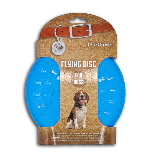 9" FLYING DISC DOG TOY