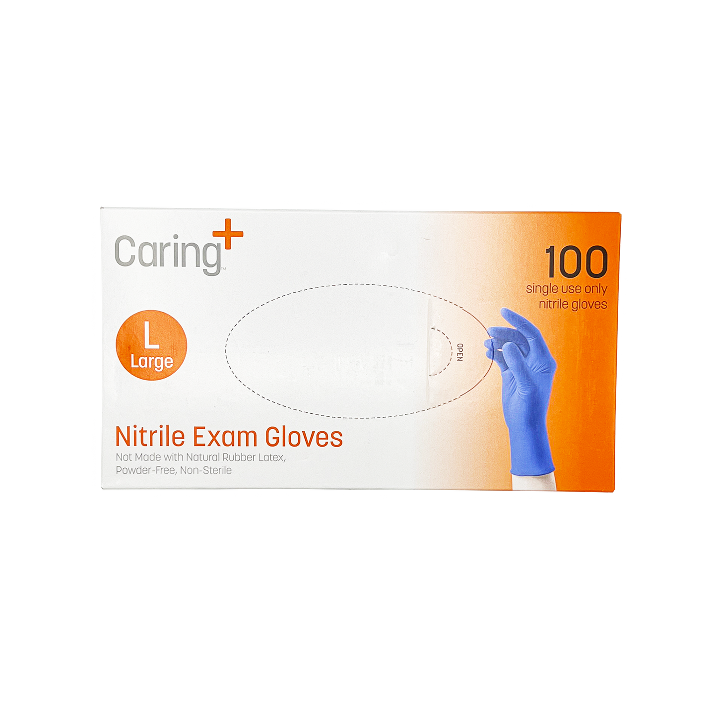 100PC NITRILE POWDER-FREE GLOVES