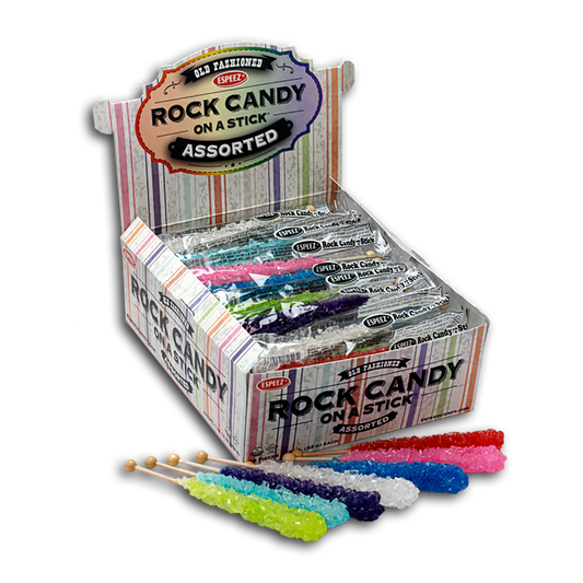 36PC ROCK CANDY ON A STICK DISPLAY