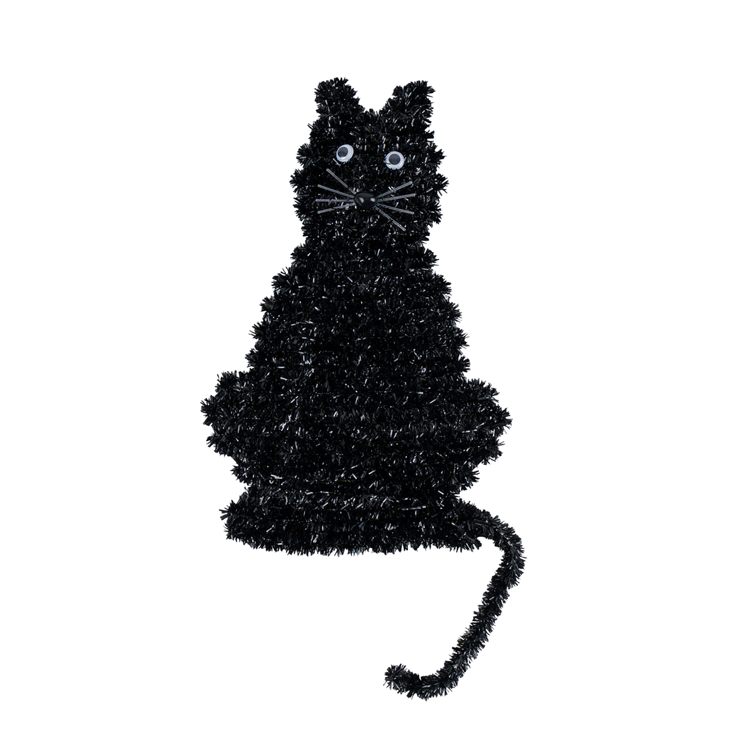 BLACK CAT TINSEL PLAQUET