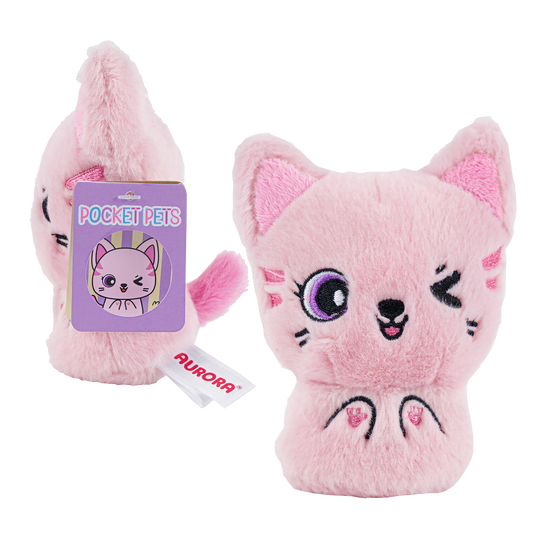 5" CAT POCKET PET PLUSH