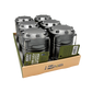 6PK 600 LUMENS COLLAPSIBLE LANTERN DISPLAY