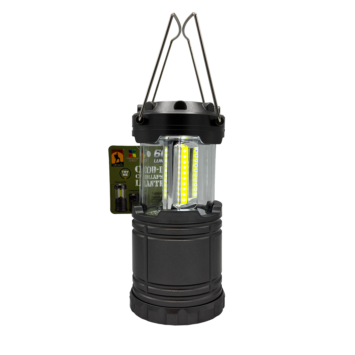 6PK 600 LUMENS COLLAPSIBLE LANTERN DISPLAY