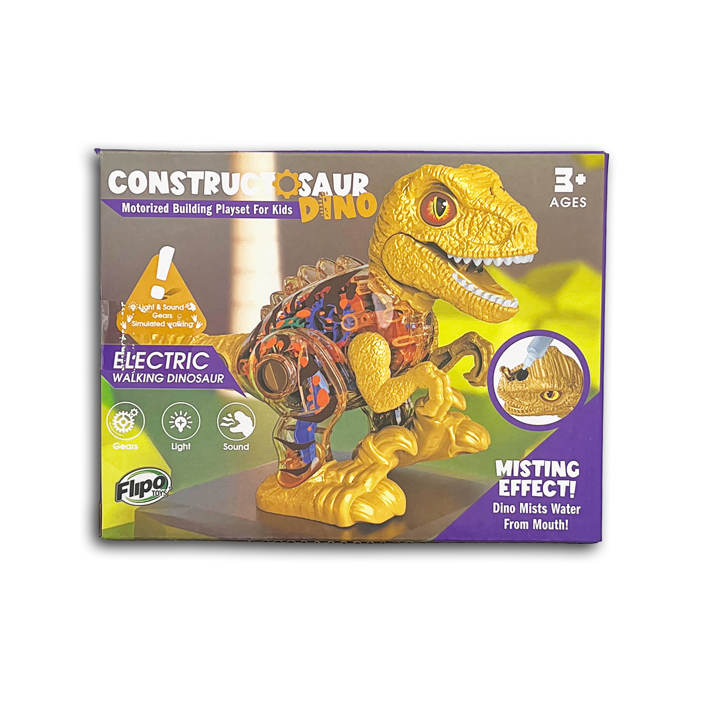 DINOSAUR MOTORIZED BUILD PLAYSET
