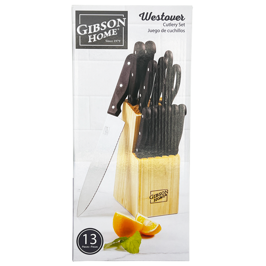 13PC CUTLERY SET W/BLOCK