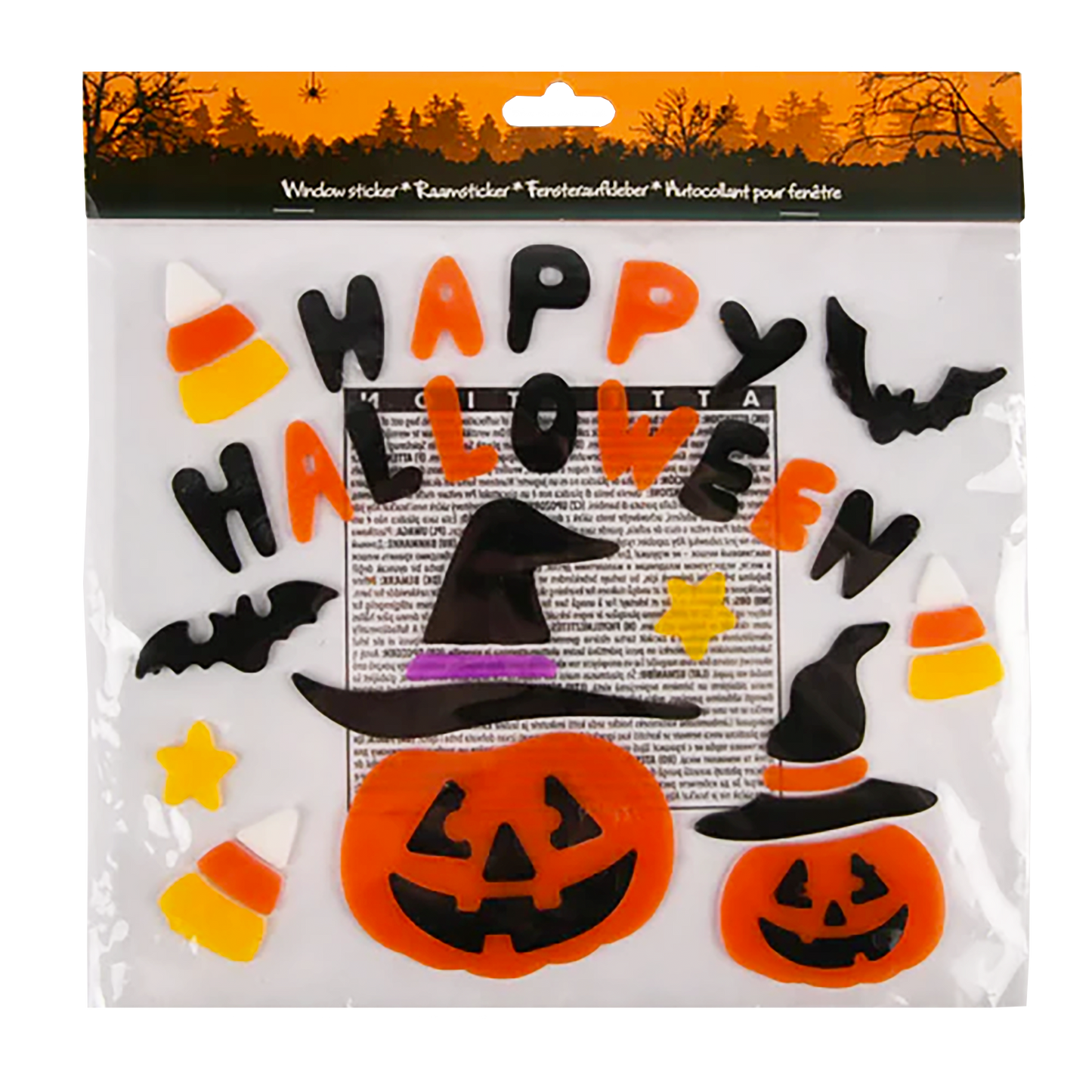 HALLOWEEN WINDOW GEL STICKERS
