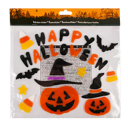HALLOWEEN WINDOW GEL STICKERS