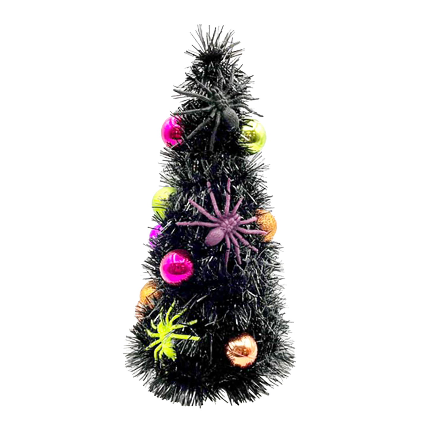 TINSEL HALLOWEEN TREE