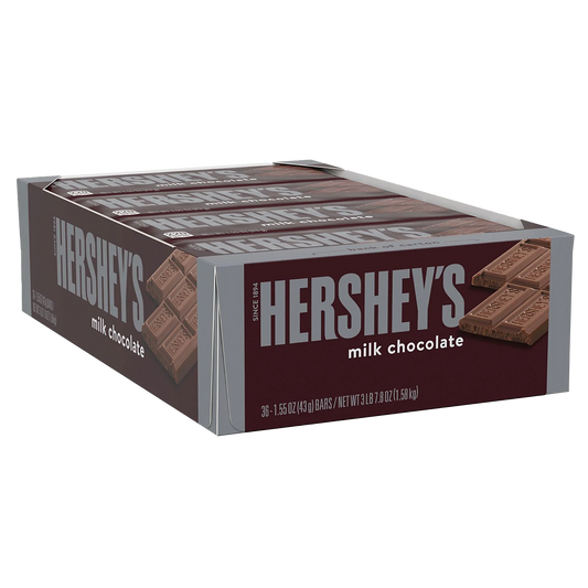 36PK HERSHEY'S MILK CHOCOLATE BAR DISPLAY