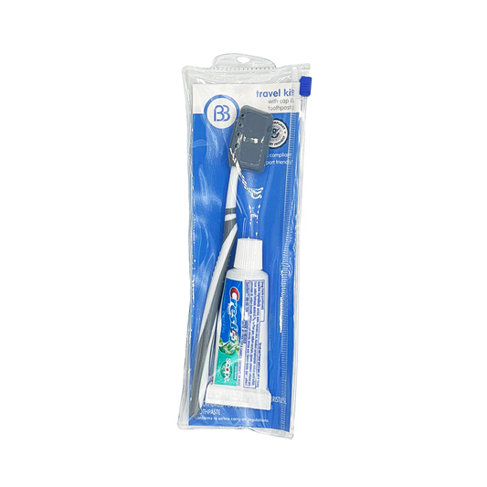 3PC TRAVEL KIT W/TOOTHPASTE