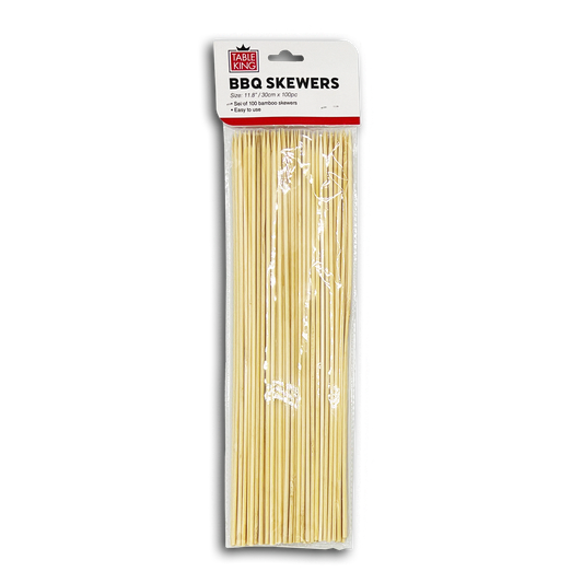 100PC BAMBOO BBQ SKEWERS