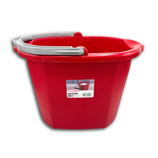 16QT SQAURE PAIL W/HANDLE