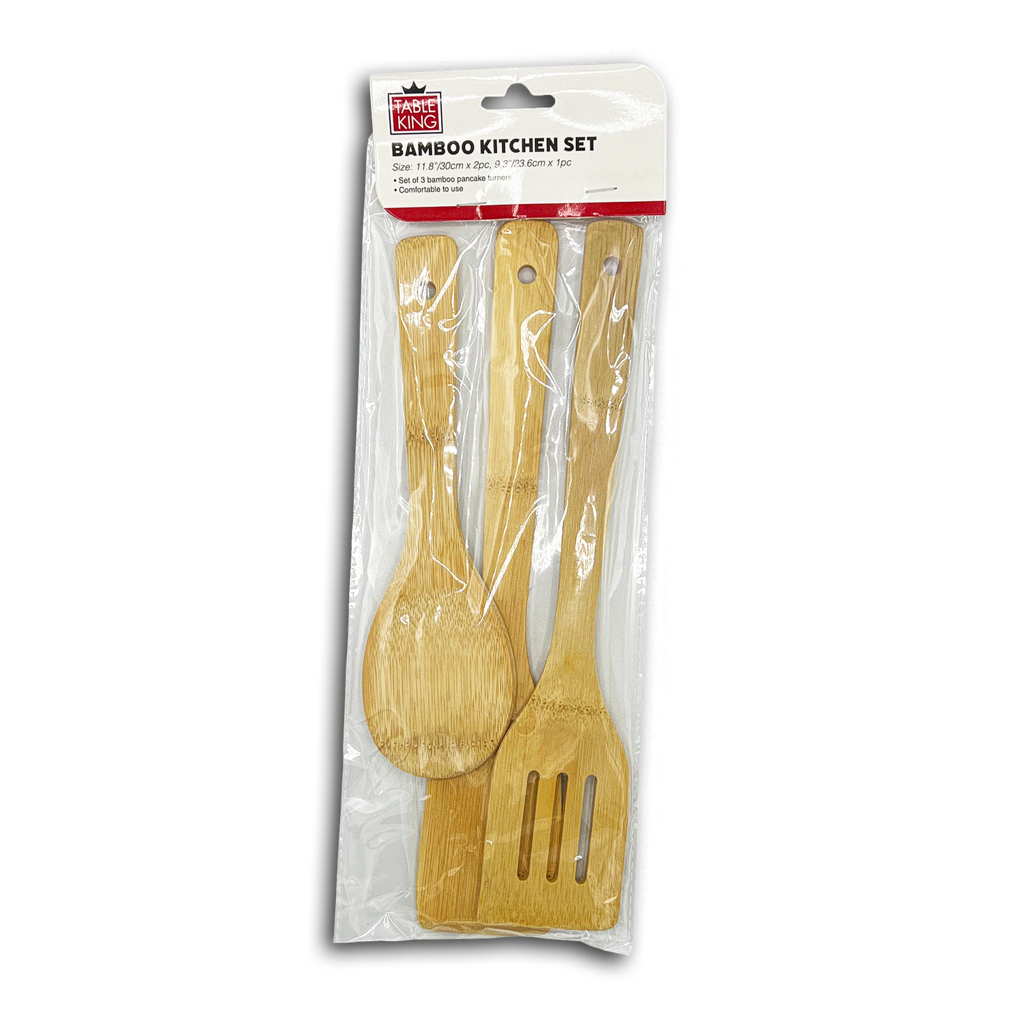 3PC BAMBOO COOKING UTENSILS SET