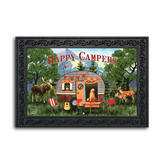 GREAT OUTDOORS HAPPY CAMPERS DOORMAT