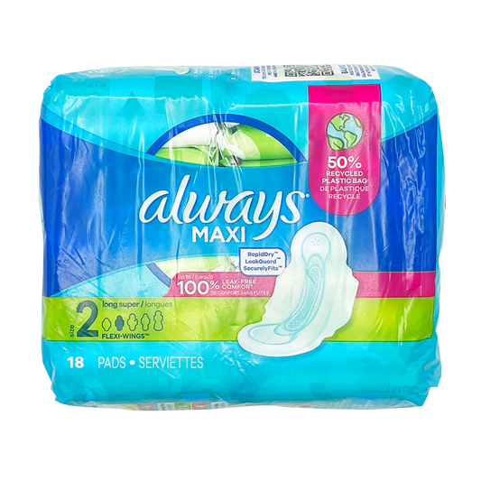 18PK ALWAYS MAXI PADS