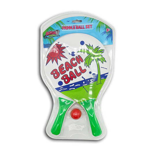 BEACH PADDLE BALL SET