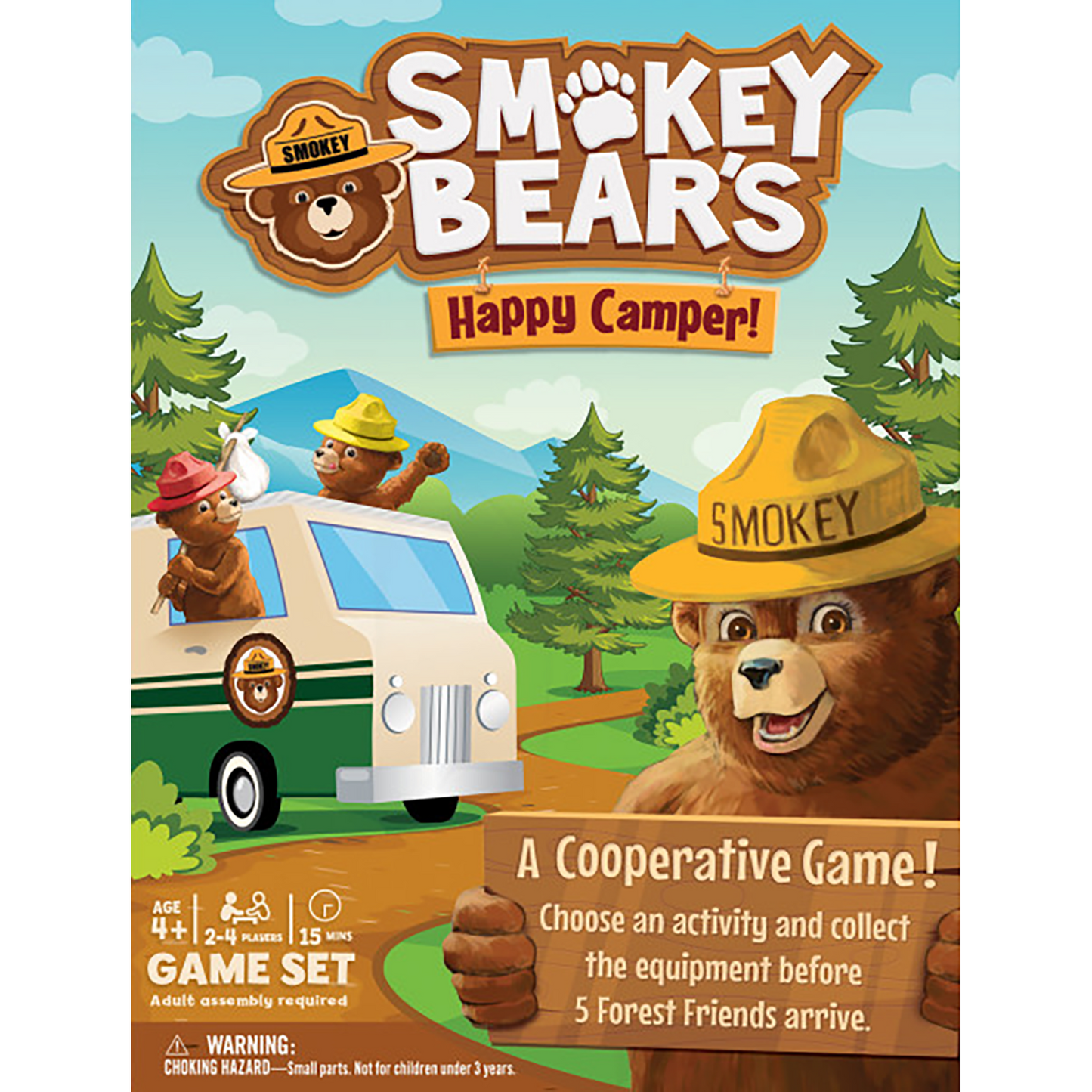 SMOKEY BEAR'S COOPERATIVE GAME SET