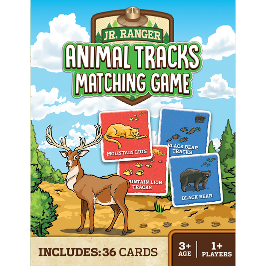 JR RANGER ANIMAL TRACKS MATCHING CARD GAME