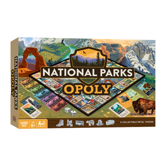 NATIONAL PARKS OPOLY BOARD GAME
