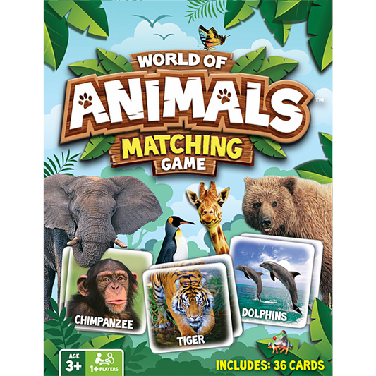 WORLD OF ANIMALS MATCHING GAME