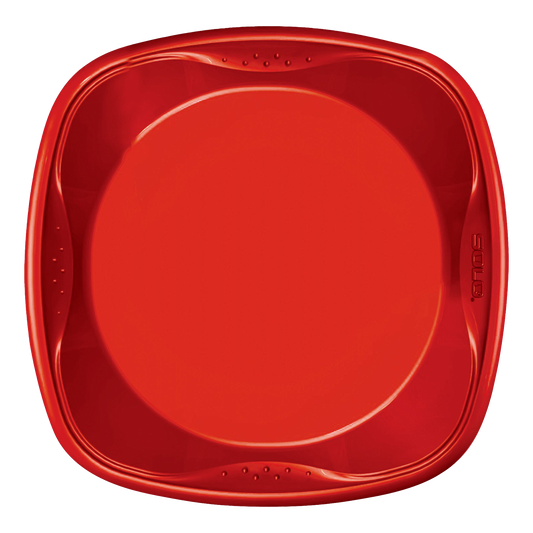 12PK SOLO SQUARE PLASTIC PLATES