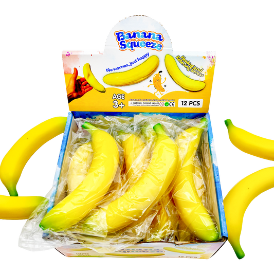 12CT BANANA SQUISHY DISPLAY
