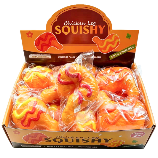 12CT CHICKEN LEG SQUISHY DISPLAY