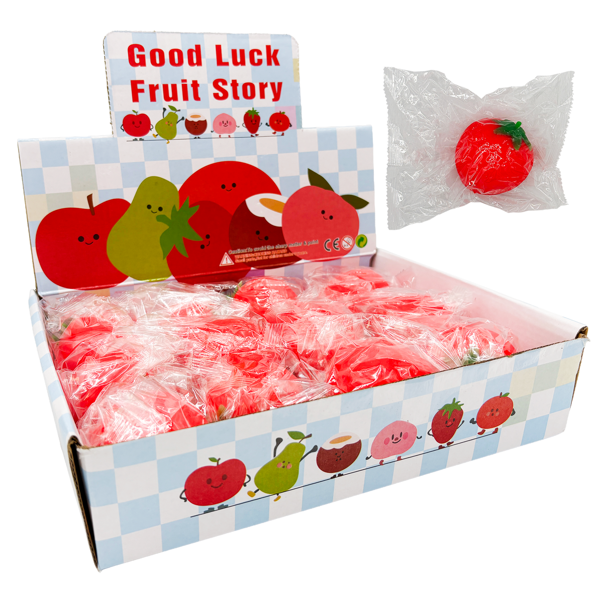 12CT STRAWBERRY SQUISHY DISPLAY