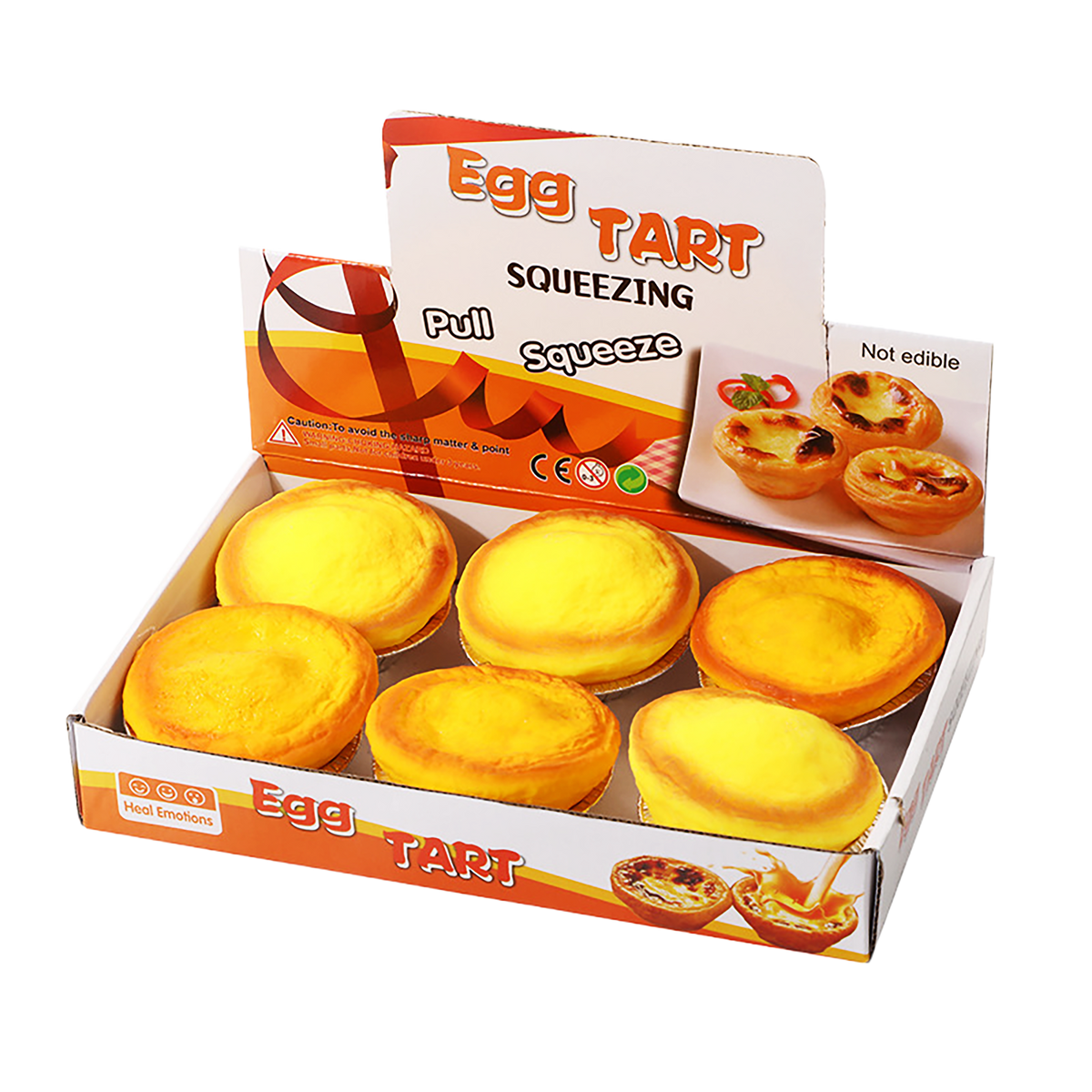 6CT EGG TART SQUISHY DISPLAY