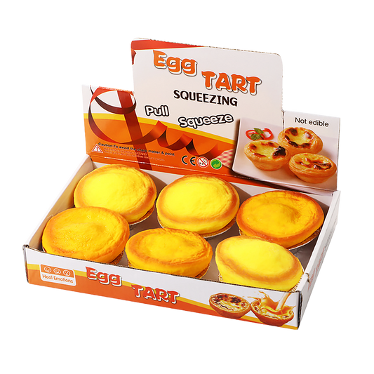 6CT EGG TART SQUISHY DISPLAY